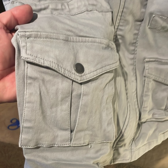 Market & Spruce Women’s Gray Hooded Jacket Size M - Picture 6 of 12